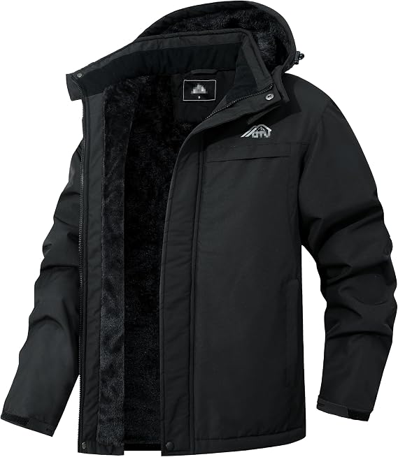 Men's Waterproof Ski Jacket Warm Winter Hooded Snowboarding Windbreaker Mountain Snow Coat