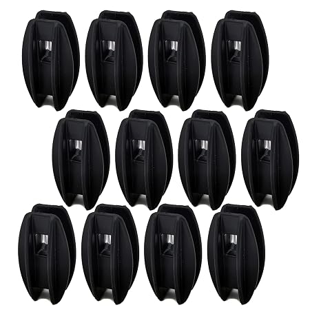 Black Corner Post Electric Fence Insulator, 12 Pcs