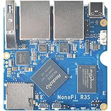 MiiElAOD NanoPi R3S Mini Soft Router Rockchip RK3566 Dual Network Port Daemon Board Single Board + 2GB RAM 32GB EMMC