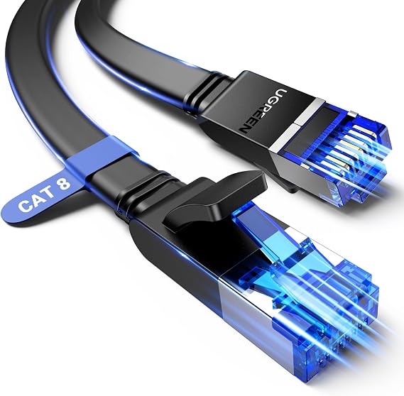 UGREEN Cat 8 Ethernet Cable 0.5m 1m 2m 3m 5m 10m 15m, Internet Cable