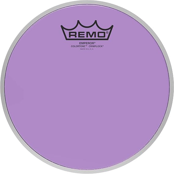 Remo Emperor Colortone Crimplock Purple Tenor Drumhead 8" (BE-0308-CT-PUMP)