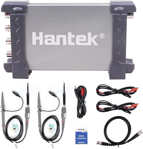 Hantek 6254BD Digital USB Storage Oscilloscope 250MHz 1GSa/s 4 CH Arbitrary Waveform