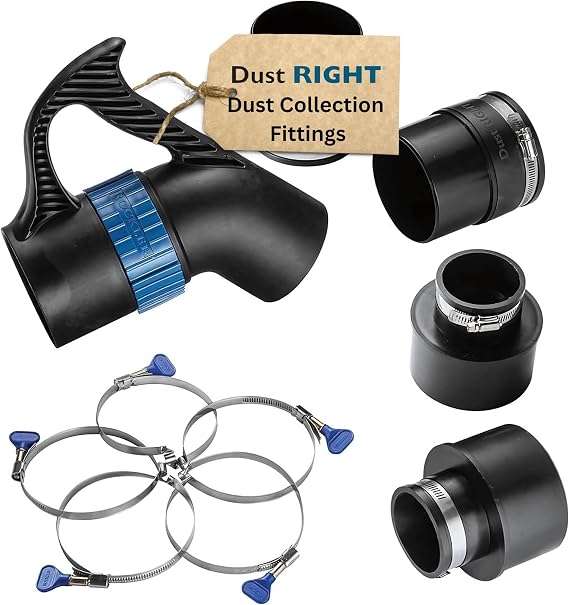 Rockler Dust Right Quick Change Dust Collection Multi-Port Tool Set