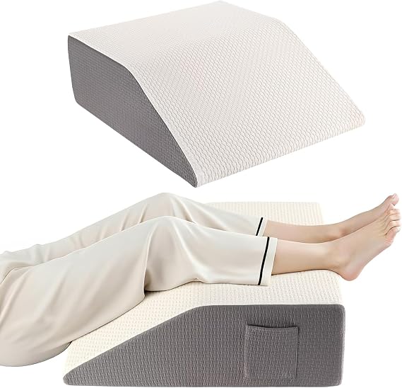 Exsnugy Patented 8" Leg Elevation Pillow for Swelling and Blood Circulation