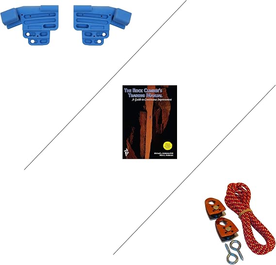 TRANGO Rock Prodigy Training Center Hangboard, Elite Package