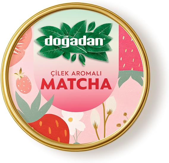 Doğadan Matcha Çilekli Aromalı