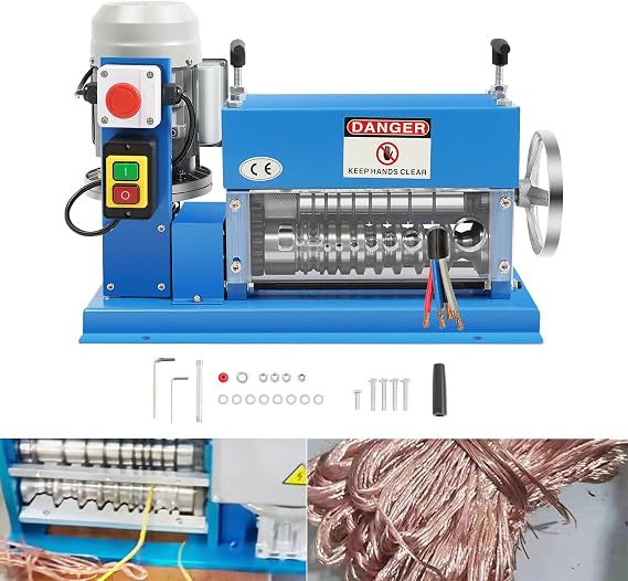 Electric Wire Stripping Machine 11 Channels,1.5mm-38mm Copper Wire