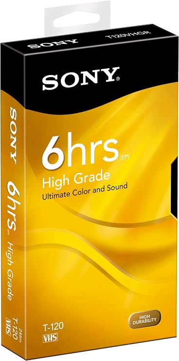 Sony High Grade 120 Min Video Cassette