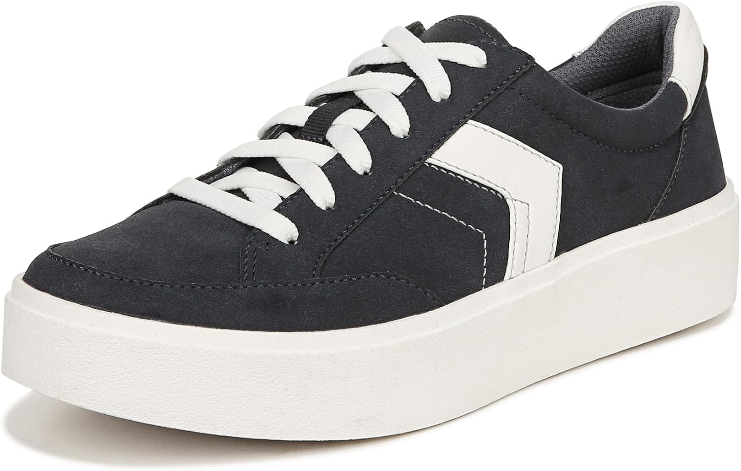 Dr. Scholls Womens Madison Lace Sneaker Navy Smooth 9 M