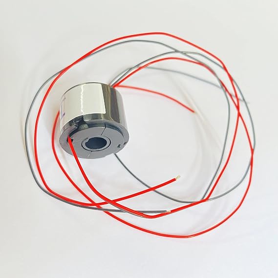 Taidacent Hollow Slip Ring Signal Power Continued 2/4/6/12 Road Collector Ring Conductive Electric Motor Slip Ring Rotating Connector (2 Wire 1.5A