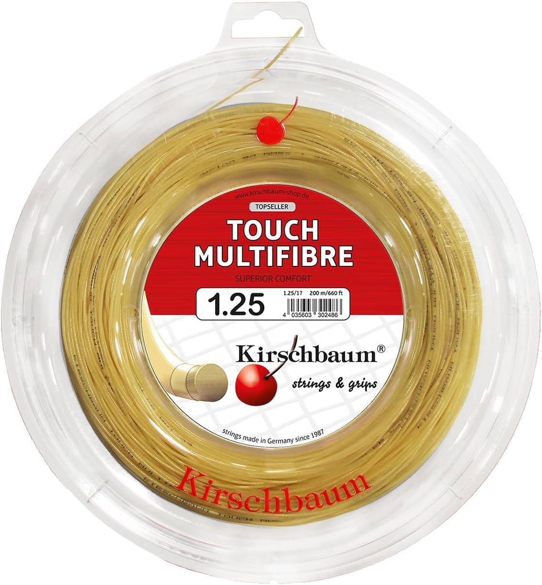 Kirschbaum Touch Multi-Fiber Reel 1.25mm 17G 600ft