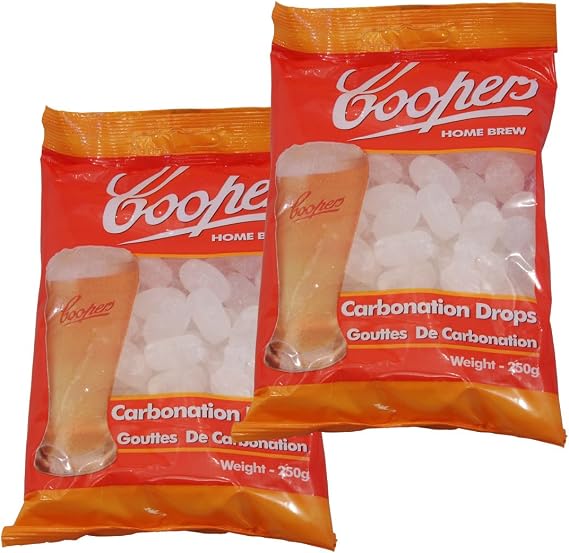 Pack of 2X - Coopers Carbonation Drops 250g Bags (Approx 80 Drops Per Bag)