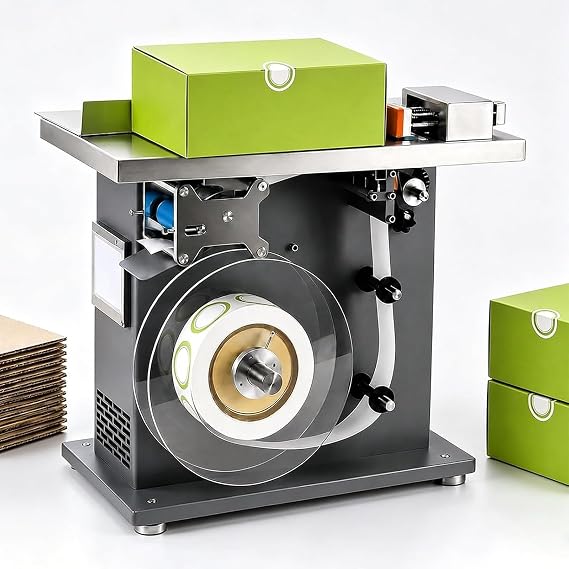 Semi-Automatic 90 Labeling Machine, 90-Degree Corner Label Applicator 20-50mm