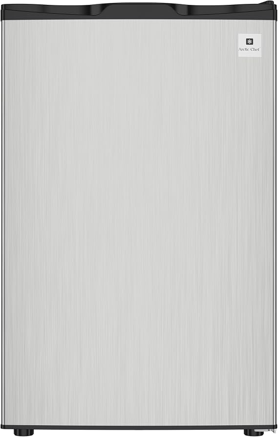 ARCTIC CHEF RFR465 4.6 Refrigerator, Stainless Steel Door, 4.5 cu ft, Stainless