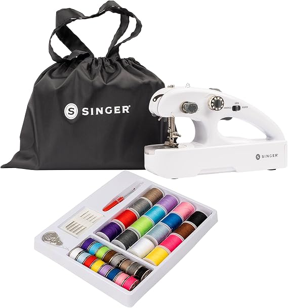 SINGER Stitch Quick+TM Portable Cordless Handheld Mending Machine Bundle