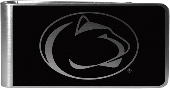 Siskiyou Sports NCAA Unisex Black and Steel Money Clip