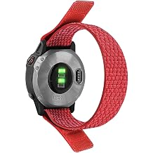 Garmin Instinct 2 Kordon Hasır Kumaş UltraFit Nylon Yedek Kayış Yeşil -parent