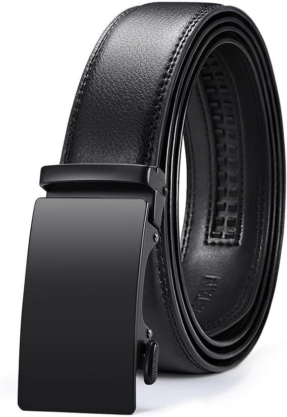 Vatan Men's Belt Leather Ratchet Belt for Men Dress Casual Every Day