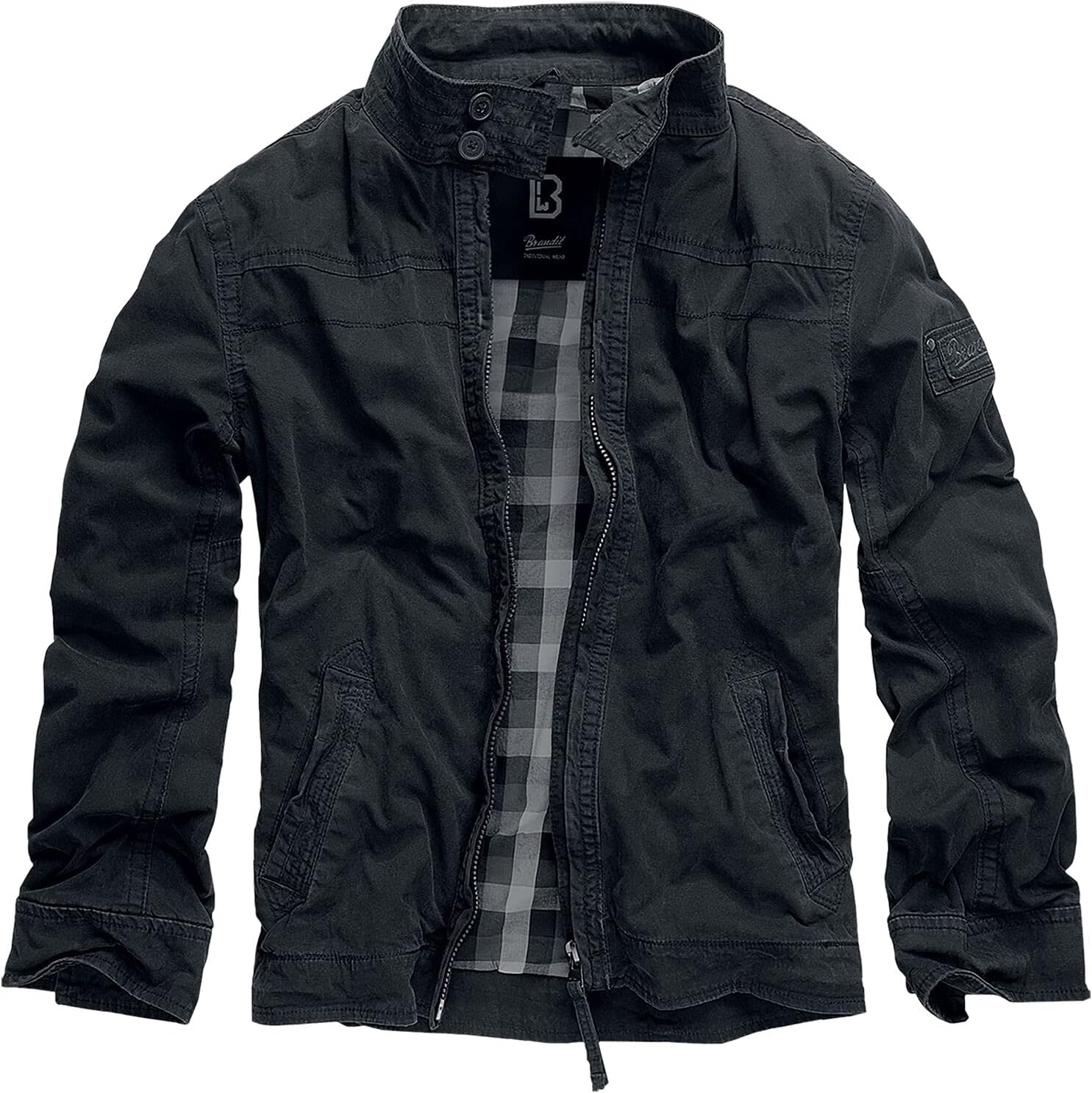 Brandit Yellowstone Herrenjacke Schwarz Regular