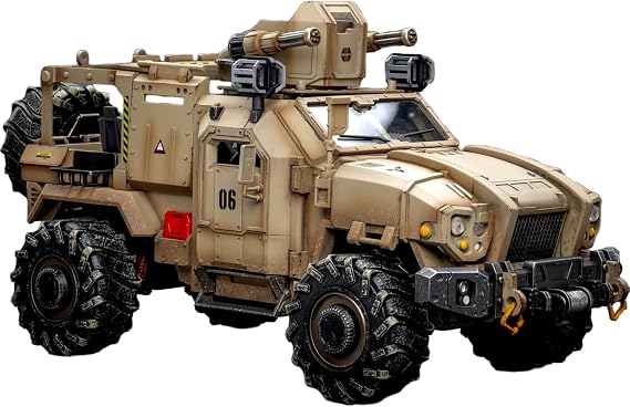 JOYTOY 1/18 Action Figures Cyclone Assault Armored Car Collectible Model