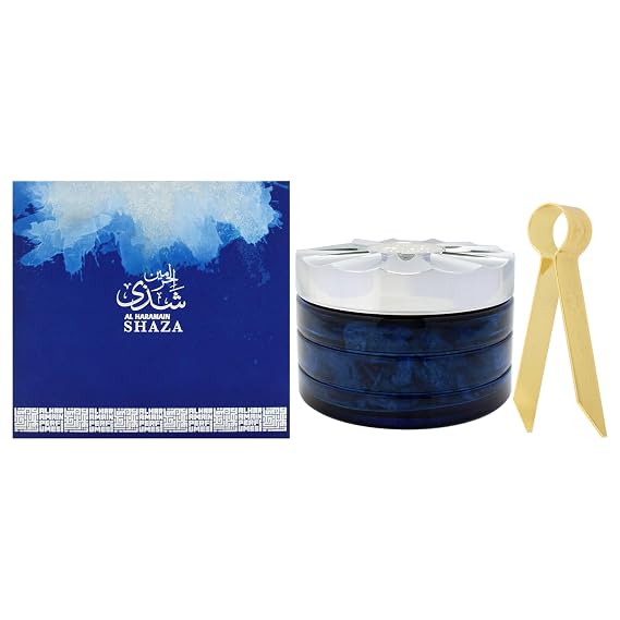 Shaza Silver Oudh Maal Attar by Al Haramain for Unisex - 2.5 oz Bukhoor