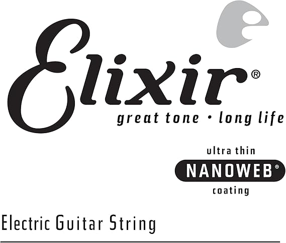 Elixir, Electric Guitar Strings, Nickel Plated Steel, NANOWEB, Single 56