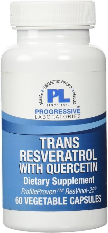 Progressive Labs Trans-Resveratrol Supplement, 60 Count