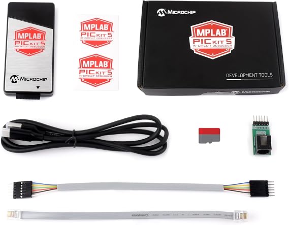 Waveshare PICkit 5 In-Circuit Debugger and Programmer, Type-C Port, Supports MPLAB, Card Programmer