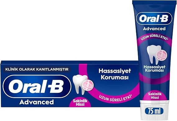 Oral-B Gelişmiş Hassasiyet Koruma Sakinleştirici His Diş Macunu Okaliptüs Nane Aroması 75ml
