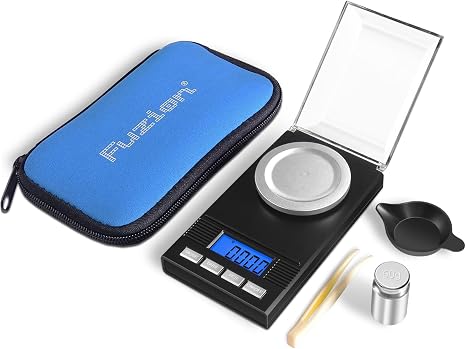 Fuzion Milligram Scale 50g/0.001g, Powder Scale 6-in-1 Kit