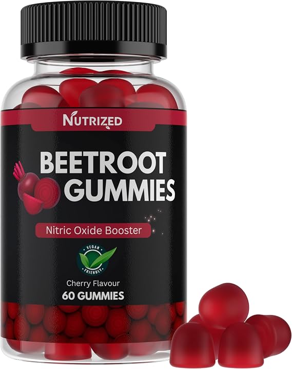 Beetroot Gummies - High Strength 5:1 Extract – Cherry Flavour – Plant-Based Supplement