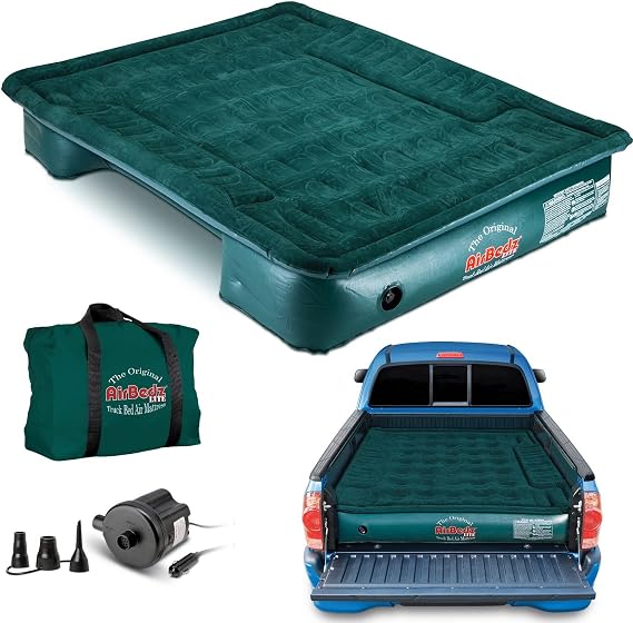 Pittman - Tacoma Truck Bed Mattress for 6 > 6.5 ft Mid Size Pickups - The Original Lite Airbedz Truck Bed Air Mattress - Pickup Mattress with 25% More Coverage for Comfortable Camping