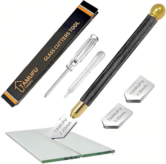 Glasschneider für 2-20mm Dickes Glas Fliesen Spiegel Mosaik Schneiden
