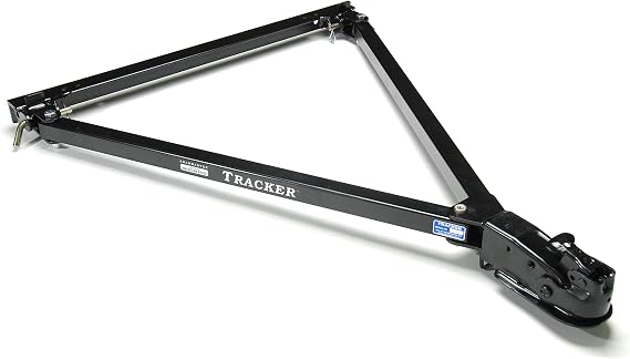 Roadmaster 020 Tracker 5,000 lb. Capacity Tow Bar fits Crossbar Style Baseplates | Coupler Connects Directly to 2" Hitch Ball | Powder Coat Finish for Maximum Durability