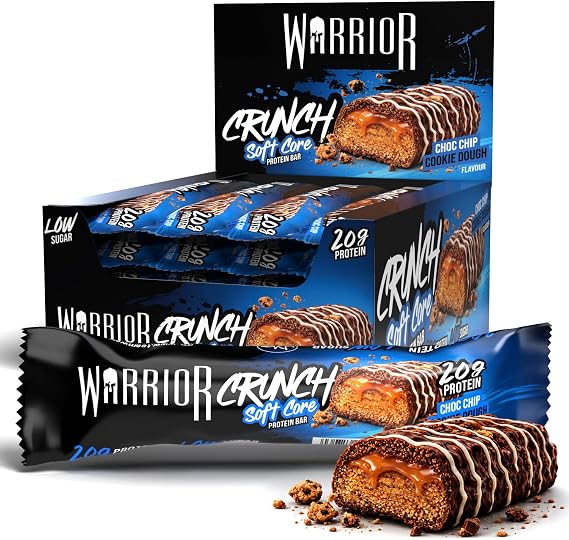 Warrior Crunch Soft Core High Protein Bar 12 x 64g