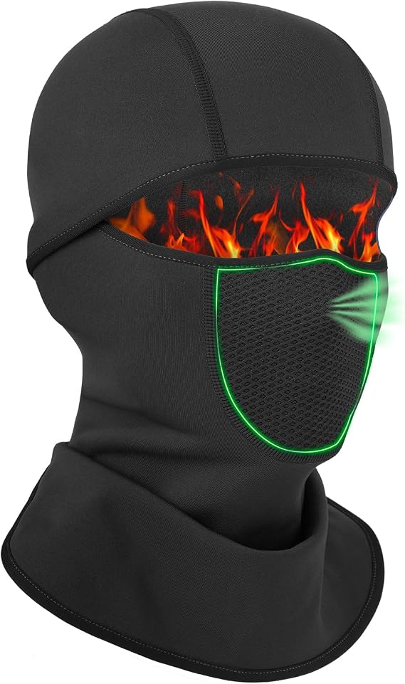 Venswell Winter Kids Balaclava Ski Mask Fleece Full Face Warmer Head Cover for Boys Girls-Skiing Cold Weather