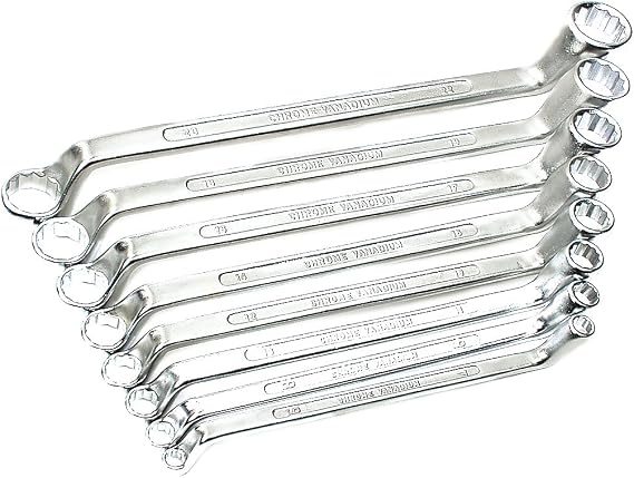 Brueder Mannesmann M 140-08 Ring Spanner Set 8 Piece