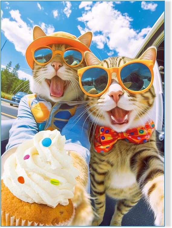 500 Pieces Jigsaw Puzzles for Adults and Teens and Kids Family Happy Gift Idea Cats Selfie