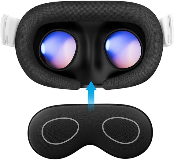 AMVR Lens Protector Cover Compatible with Meta Quest 3s, Quest 3/2/1, Vision Pro, Valve Index, Rift S and Pico 4, Protects Lens from Sunlight, Scratches and Dust