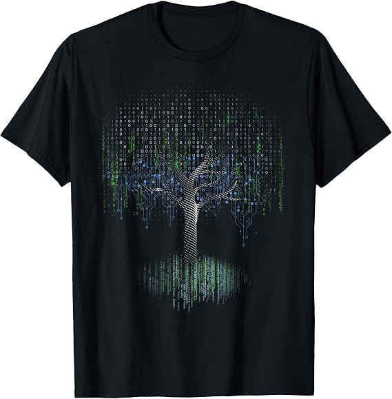 Binary Tree - 1s 0s - Binary Codes - Computer Programmer T-Shirt