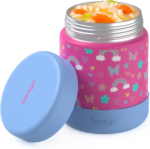Bentgo Kids Stainless Steel Leak-Proof Food Jar for Hot or Cold Food