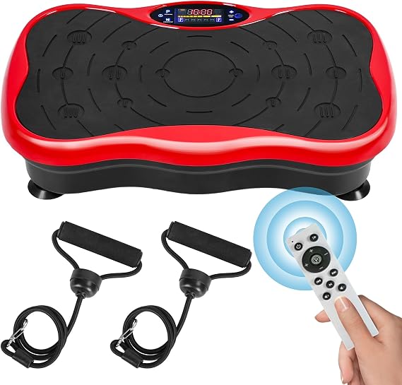 Vibration Plate Exercise Machine Vibration Plate for Lymphatic Drainage Vibration Plates for Weight Loss Whole Body Workout Vibration Fitness Platform Work Out Equipment for Home Gym