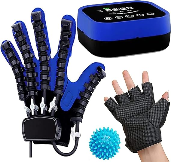 Rehabilitation Robot Gloves, Stroke Hand Recovery Device with Pneumatic Auto-Training