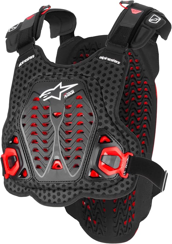 Alpinestars A-5 Plasma Chest Protector, XS/S, Black/Red/White