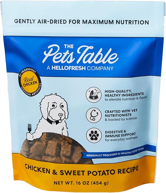 The Pets Table Air Dried Dog Food, Chicken & Sweet Potato, 1 lb (16 Oz)