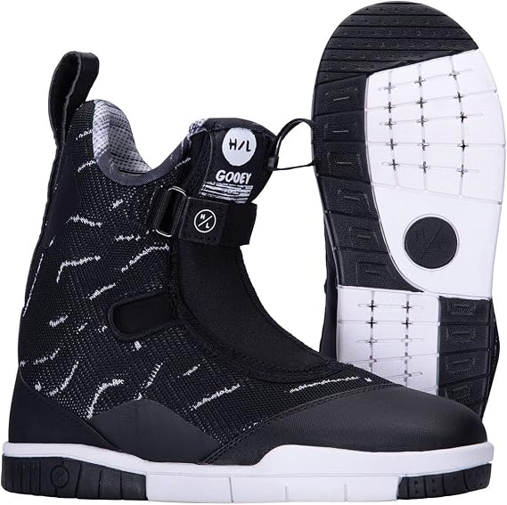 Hyperlite Gooey Mens Wakeboard Bindings Black/White 8