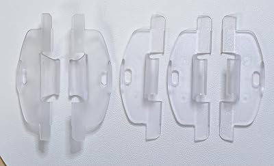 Qty 5 Handle for Literise Cordless Shade Hunter Douglas Duette, Appaluse,Honeycomb Shade Clear, Pack of 5