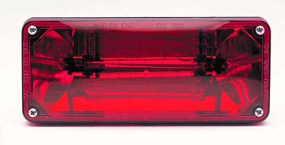 Whelen 700 Series Strobe Light, Red Lens