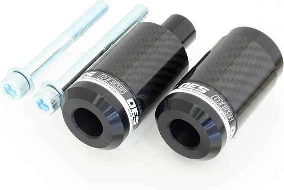 OES Accessories Brand Carbon Frame Sliders Compatibility for 2011-2026 Kawasaki ZX10R (White)
