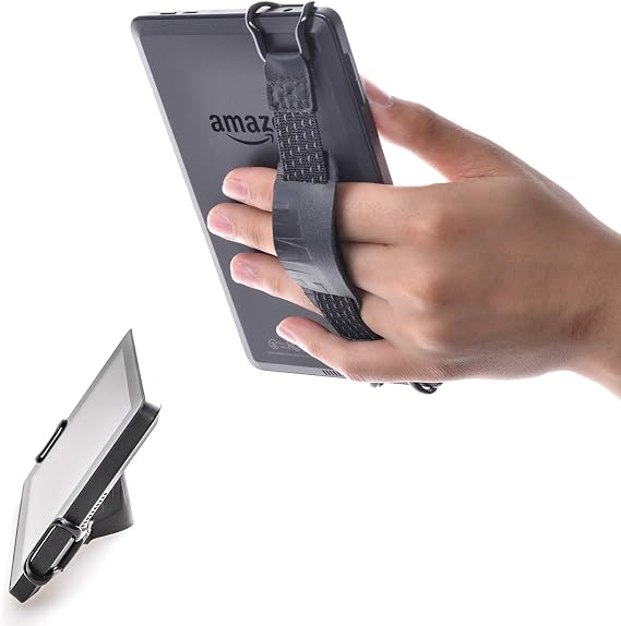 TFY Security Leather Hand Strap Holder for 6" E-Readers